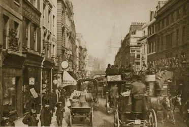 Fleet Street im Jahr 1880